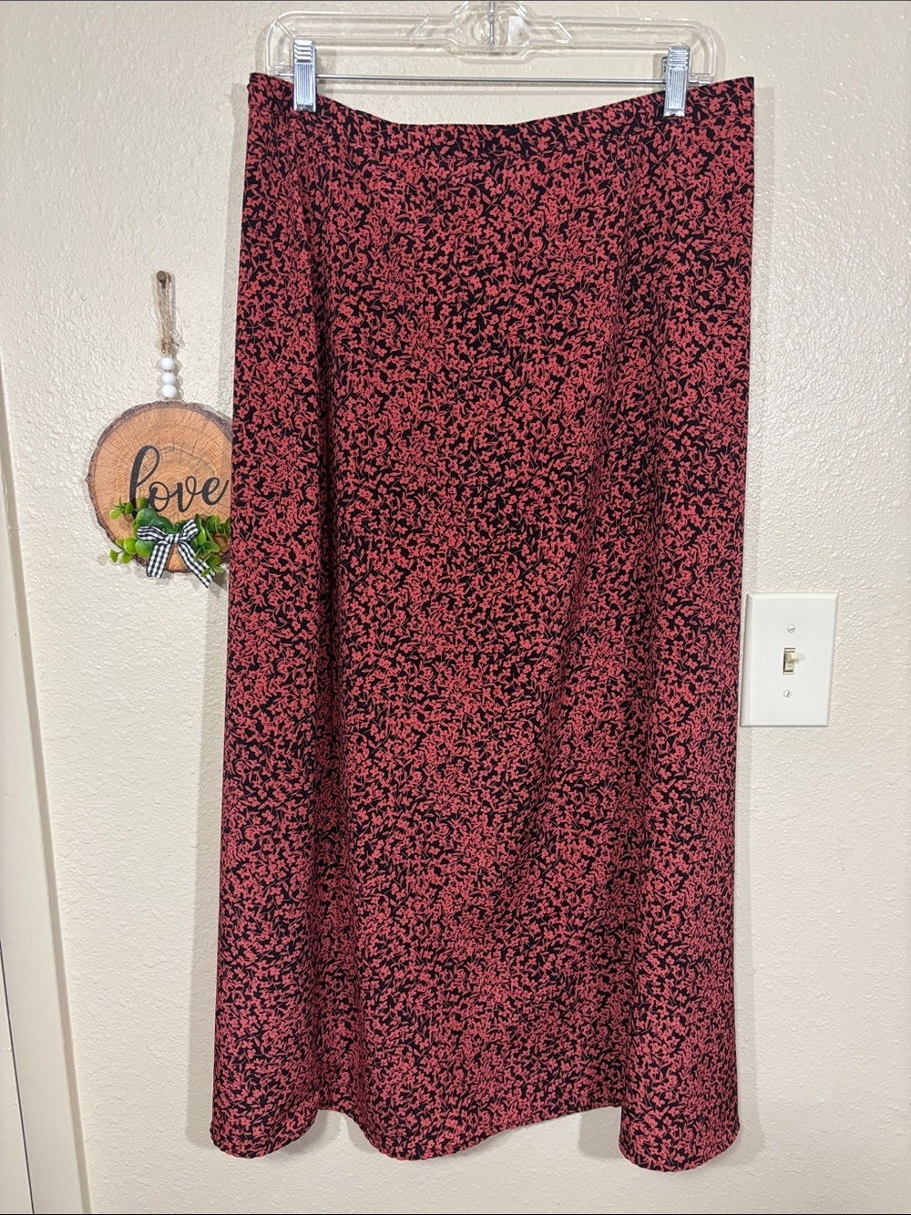 Vintage 90s Kathie Lee Collection Floral Skirt Size 14